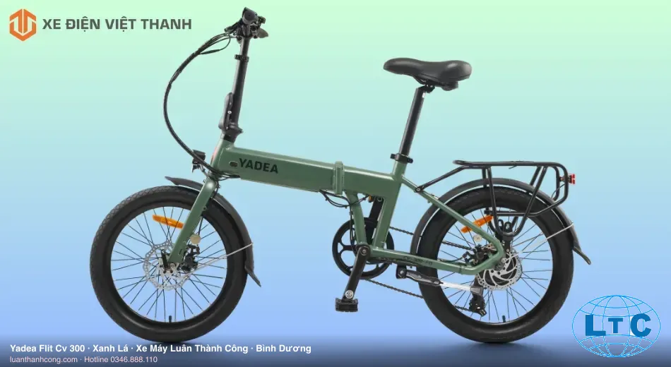 Yadea Flit CV 300 màu xanh tại Bình Dương