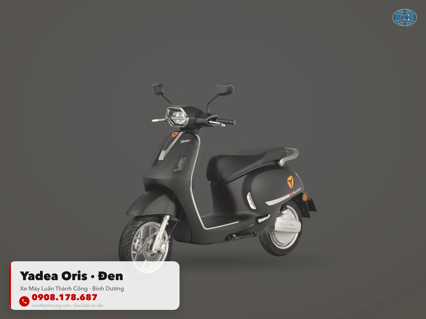 Yadea Oris màu Đen tại Bình Dương – Xe Máy Luân Thành Công