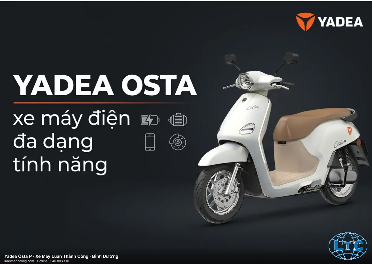 Đánh giá Yadea Osta P tại Bình Dương