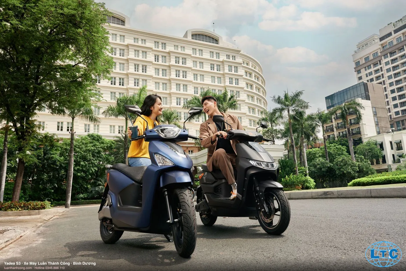 Yadea S3 góc nhìn nghiêng tại Bình Dương