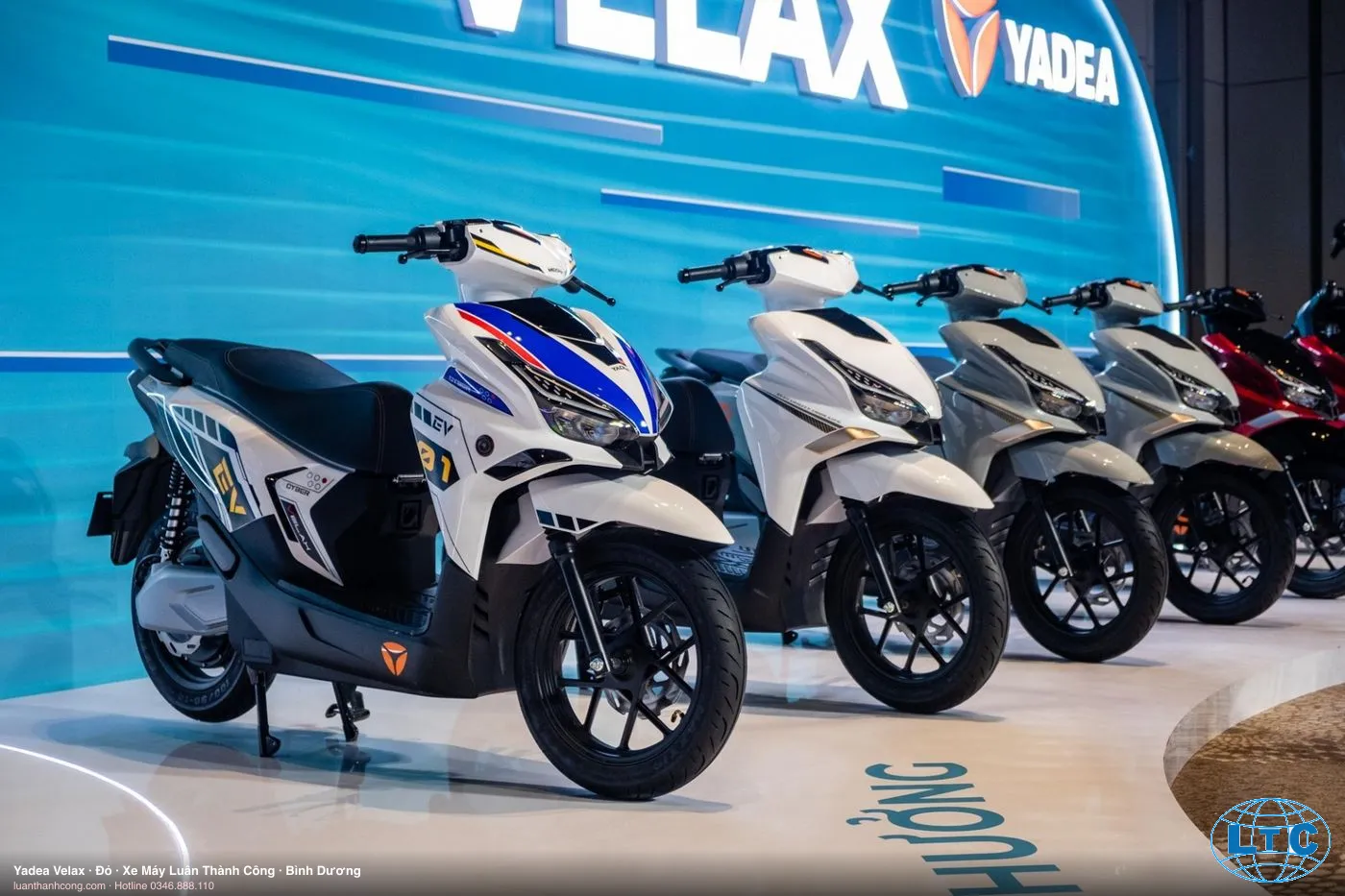 Yadea Velax màu đỏ tại Xe Máy Luân Thành Công
