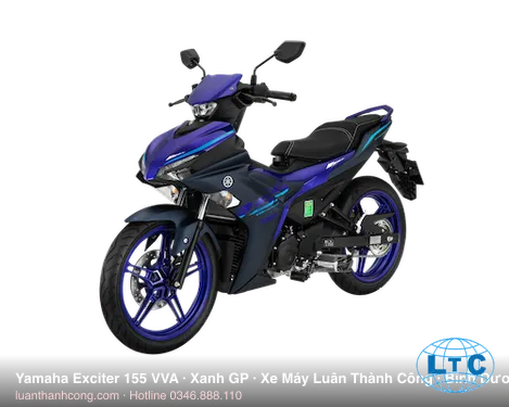 Yamaha Exciter 155 VVA màu Xanh GP tại Bình Dương – Xe Máy Luân Thành Công