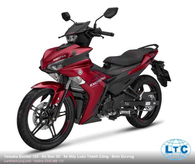 Yamaha Exciter 155 màu Đỏ Đen 3D tại Bình Dương – Xe Máy Luân Thành Công