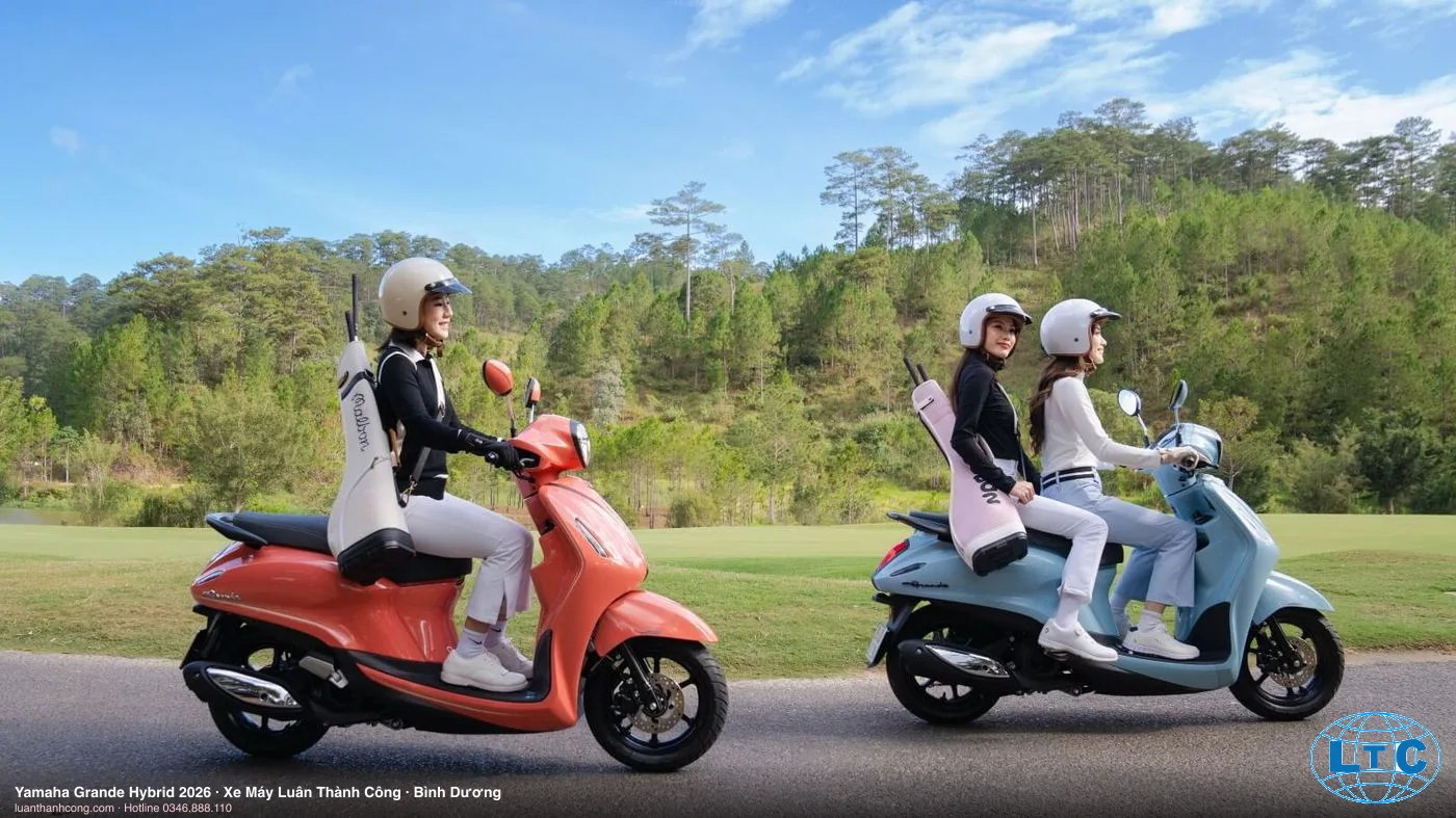 Yamaha Grande Hybrid 2026 Xe tay ga chính hãng tại Bình Dương – Xe Máy Luân Thành Công
