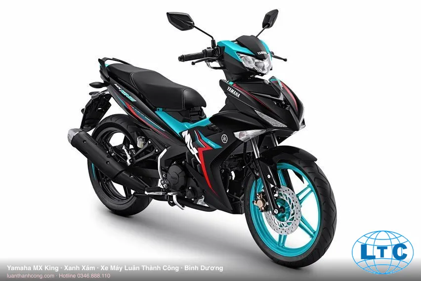 Yamaha MX King màu xanh toàn thân tại Bình Dương