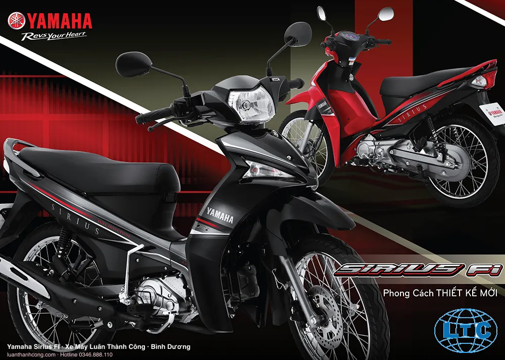 Yamaha Sirius FI Xe số chính hãng tại Bình Dương – Xe Máy Luân Thành Công