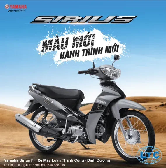 Yamaha Sirius FI Xe số chính hãng tại Bình Dương – Xe Máy Luân Thành Công